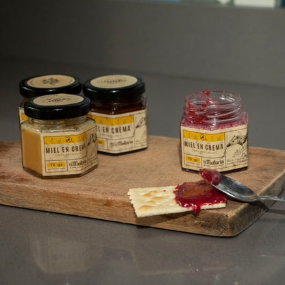 Caja con Mieles Cremosas 70gr