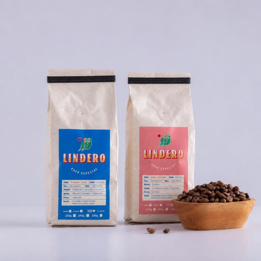 Lindero Café - Gesha y Bourbón Rosado PACK X2