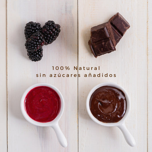 Pack Mieles Cremosas Mora 300gr y Cacao 300gr