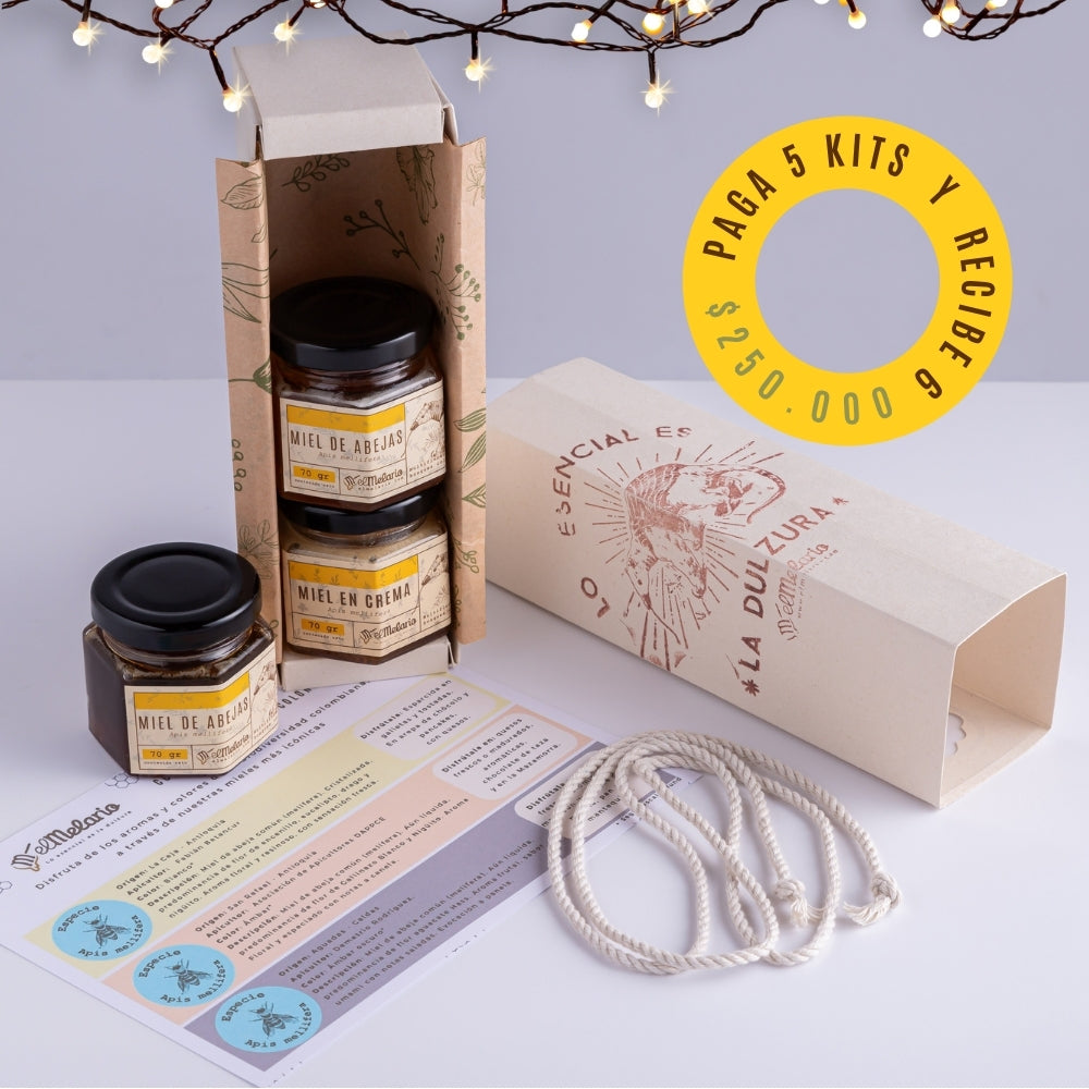 6 UNIDADES Kit Cata de Mieles 70gr
