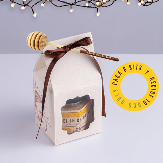 10 UNIDADES Miel 70gr con Pala melaria